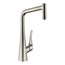 Смеситель HANSGROHE Metris M71 14780800 сталь