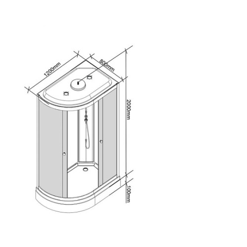 Душевая кабина Parly EC123R
