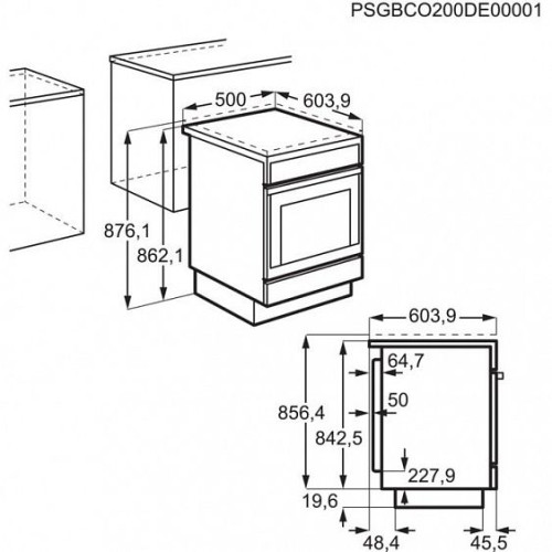 Плита ELECTROLUX RKG500001W