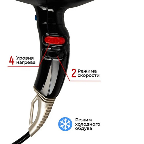 Фен ETI Eco Turbo 3900 Xtrapower черный