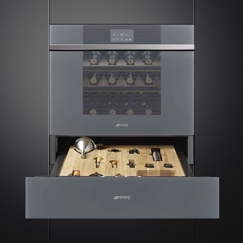 Встраиваемый винный шкаф SMEG CVI118RWS2