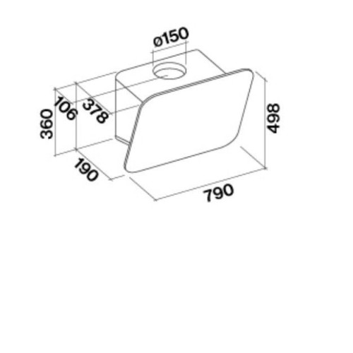 Вытяжка FALMEC Tab Black 80 CTCN80.E0P2#ZZZN491F