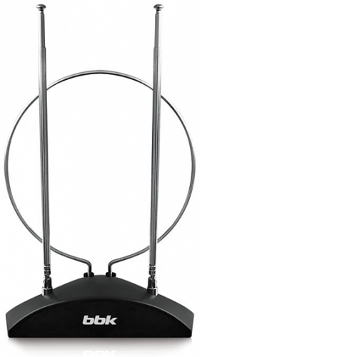 Антенна BBK DA-03 черный, цифровая DVB-T, комнатная, пассивная