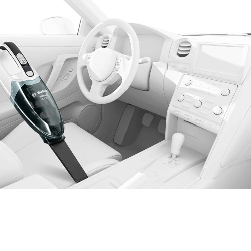 Пылесос BOSCH BHN14N белый/черный