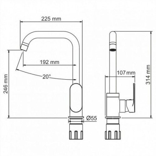 Смеситель WasserKraft Mindel 8507