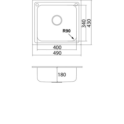 Кухонная мойка OULIN OL-203