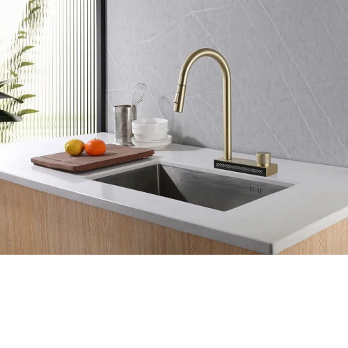 Смеситель ABBER Wasser Kreis AF8114G золото матовое