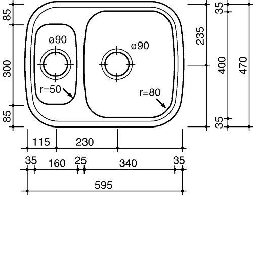 Кухонная мойка REGINOX queen r60 lux kgokg (pallet)