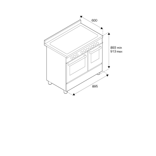 Варочный центр BERTAZZONI HER96L2ENET