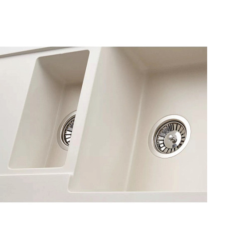 Кухонная мойка KUPPERSBERG MODENA 1,5B2D WHITE ALABASTER