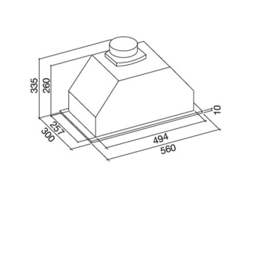 Вытяжка FALMEC BUILT-IN EVO 50 CBIN50.E1#ZZZ3460A