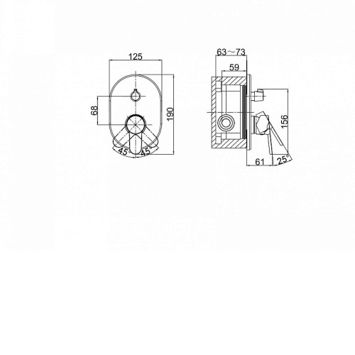 Смеситель D&K Rhein Marx DA1394801