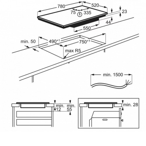 Варочная поверхность ELECTROLUX EIS82449