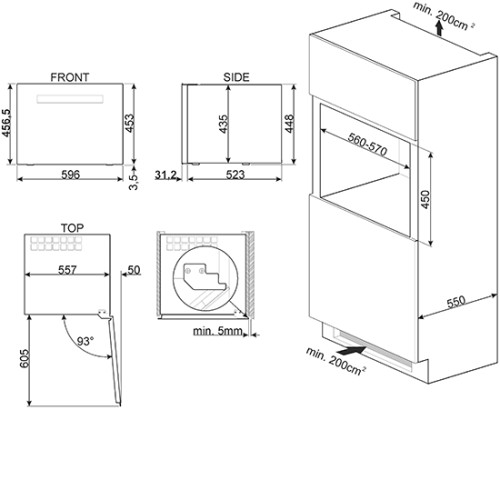 Винный шкаф Smeg CVI618NX