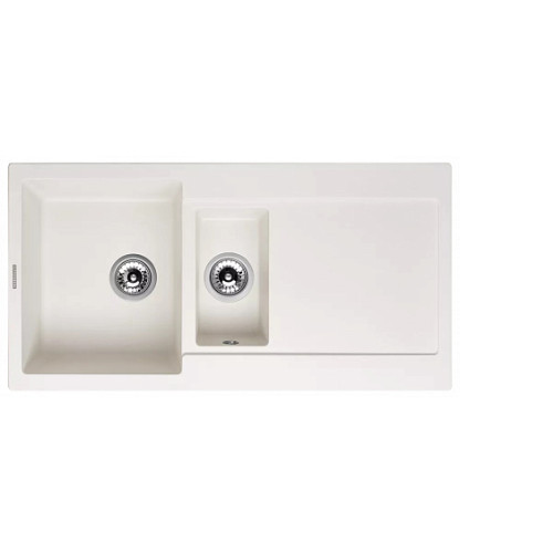 Кухонная мойка KUPPERSBERG MODENA 1,5B2D WHITE ALABASTER