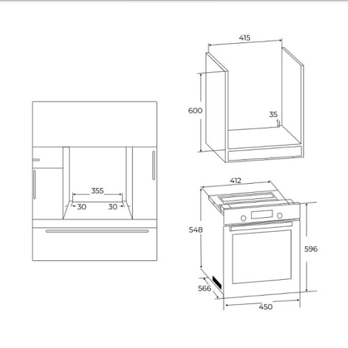Духовой шкаф DELVENTO V4EC59001