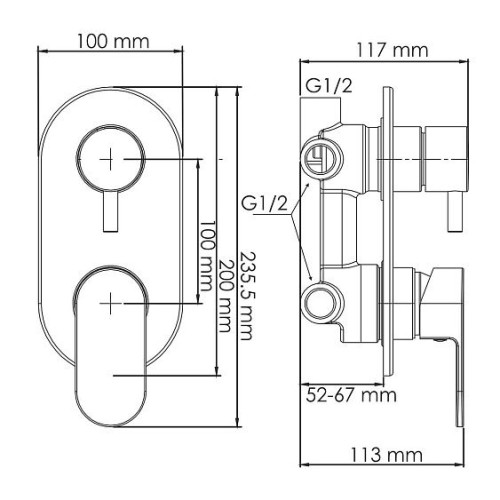 Смеситель WASSERKRAFT Dinkel 5871