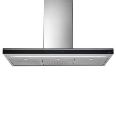 Вытяжка FALMEC LUCE ISOLA 90 Vetro Nero (800) ECP островная,чёрная,сенсор.п