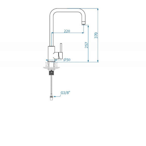 Смеситель ALVEUS DUAL SAT (1139809)