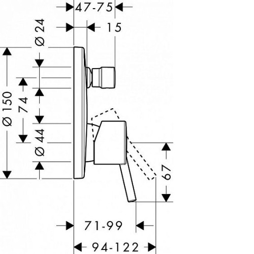 Смеситель HANSGROHE Talis S 32475000