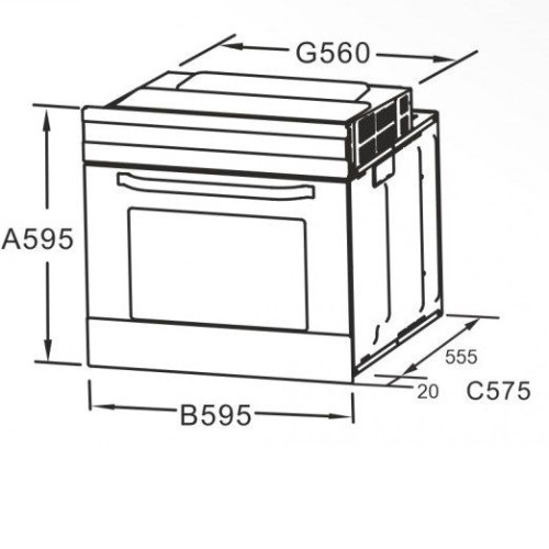 Духовой шкаф EXITEQ EXO-402 BLACK