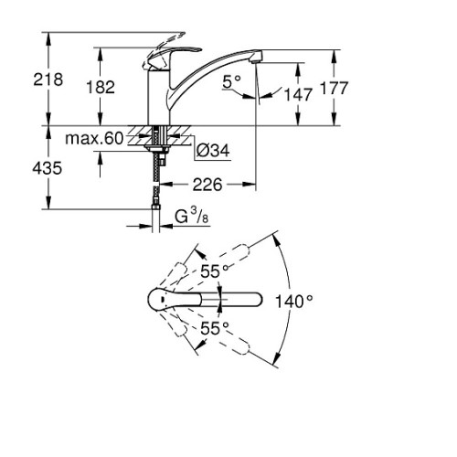 Смеситель GROHE Via 30430000