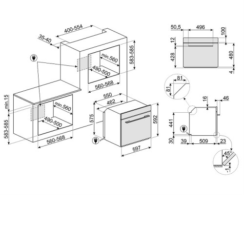 Духовой шкаф SMEG SO6102S3PG