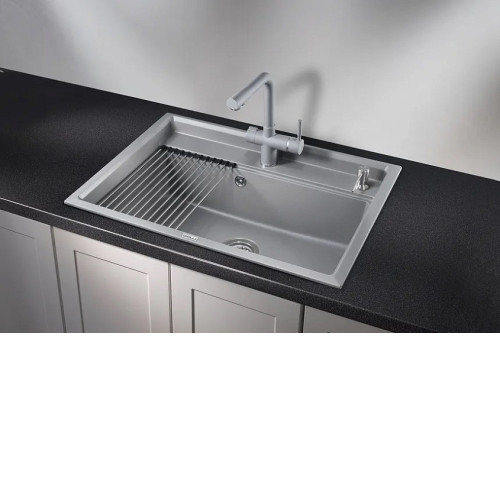 Кухонная мойка GRANULA KS-7301 алюминиум