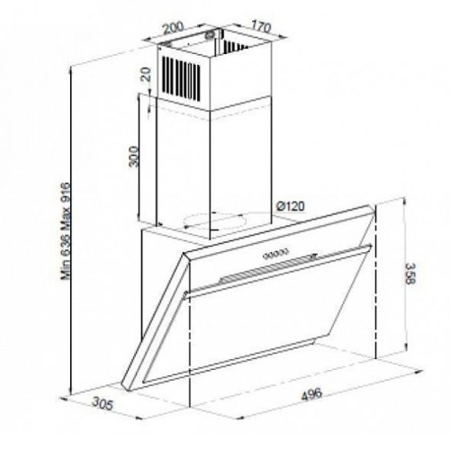Вытяжка SIMFER 8515 sm