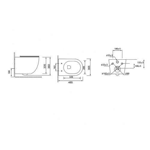 Унитаз GROSSMAN GR-4455LIMS
