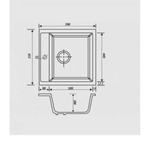 Кухонная мойка KAISER KMM-5051W