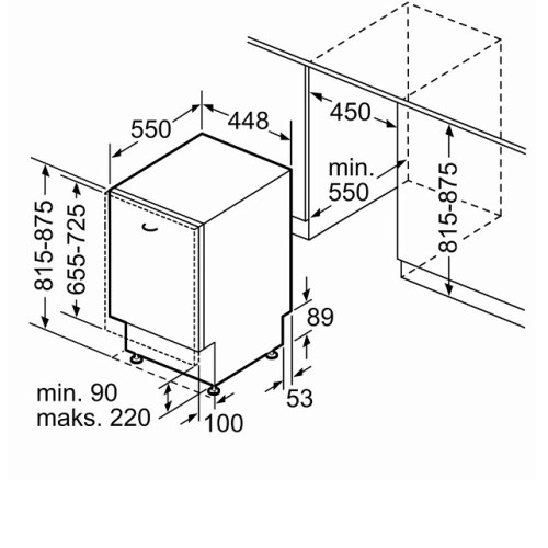 Посудомоечная машина BOSCH SPV4EMX16E