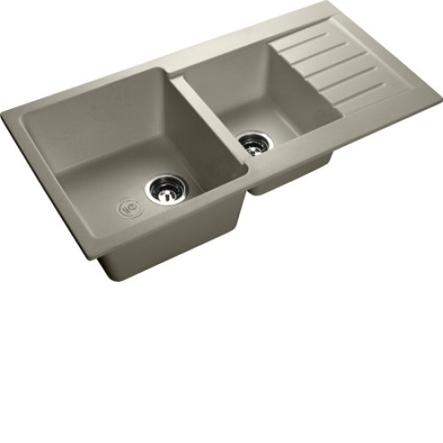 Кухонная мойка GRANFEST Practic GF-P980KL серый