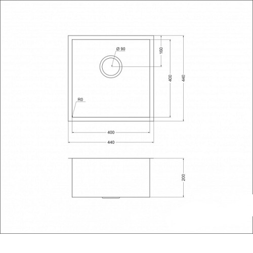Кухонная мойка OULIN OL-F101