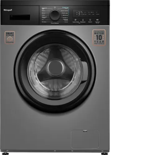 Стиральная машина WEISSGAUFF WM 42127 Inverter Steam Dark Grey