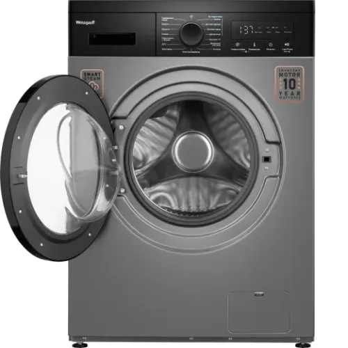 Стиральная машина WEISSGAUFF WM 42127 Inverter Steam Dark Grey