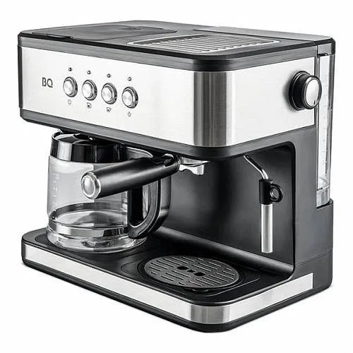 Кофеварка BQ CM1005 стальной-черный