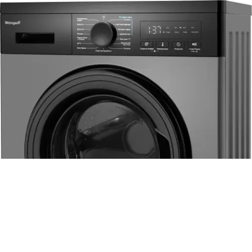 Стиральная машина WEISSGAUFF WM 42127 Inverter Steam Dark Grey