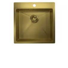 Кухонная мойка GRANULA GR-5151 золото/сатин
