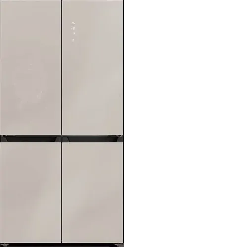 Холодильник LEX LCD505 white satin Cross Door