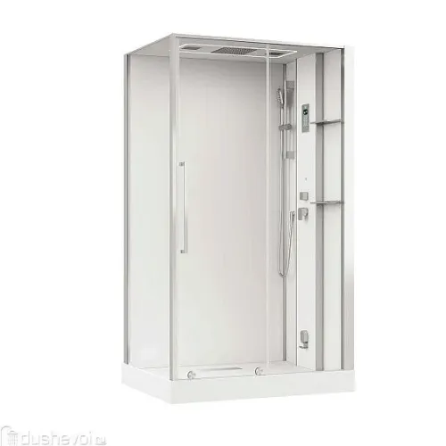 Душевая кабина ACQUAZZONE Viktoria 120SL CHROME с паром