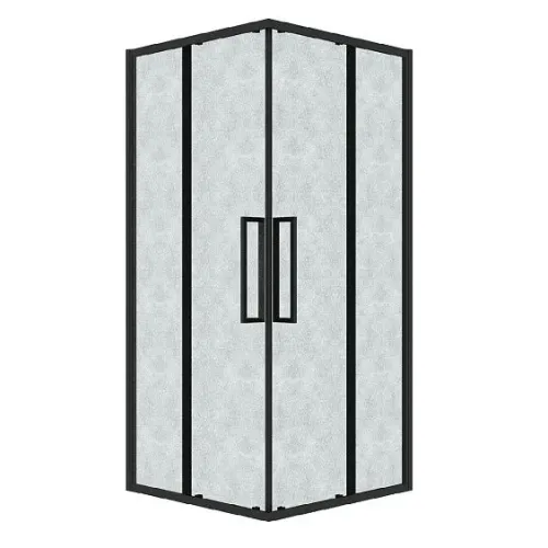 Душевое ограждение GROSSMAN 300.K33.02.8080.21.02 черный матовый