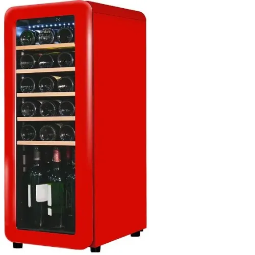 Винный шкаф TESLER CWC-248 RUBY RED LD