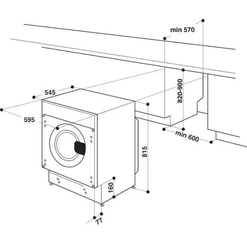 Стиральная машина WHIRLPOOL BIWDWG861485EU