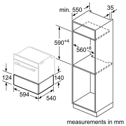 Подогреватель посуды BOSCH BIC510NB0