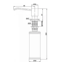 Дозатор PAULMARK Rein D002-BR