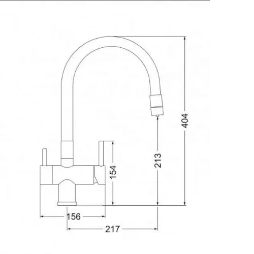 Смеситель EMAR EC-3015 Golden