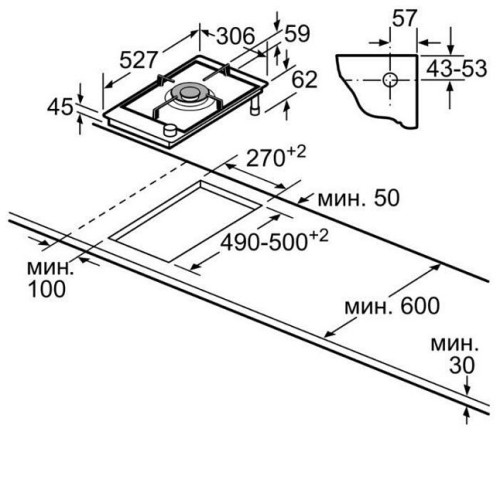 Варочная поверхность BOSCH PRA3A6D70