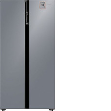 Холодильник WEISSGAUFF WSBS 600 NoFrost Inverter Dark Grey Glass Холодильник WEISSGAUFF WSBS 600 NoFrost Inverter Dark Grey Glass