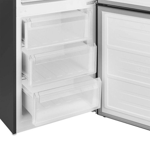 Холодильник WEISSGAUFF WRK 2000 Total NoFrost Inverter Black Inox